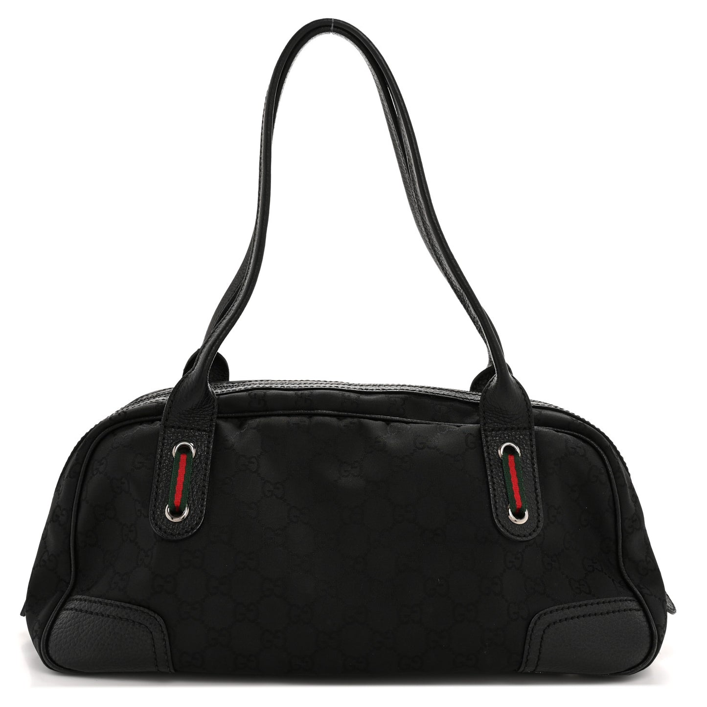Canvas Monogram Web Princy Boston Black
