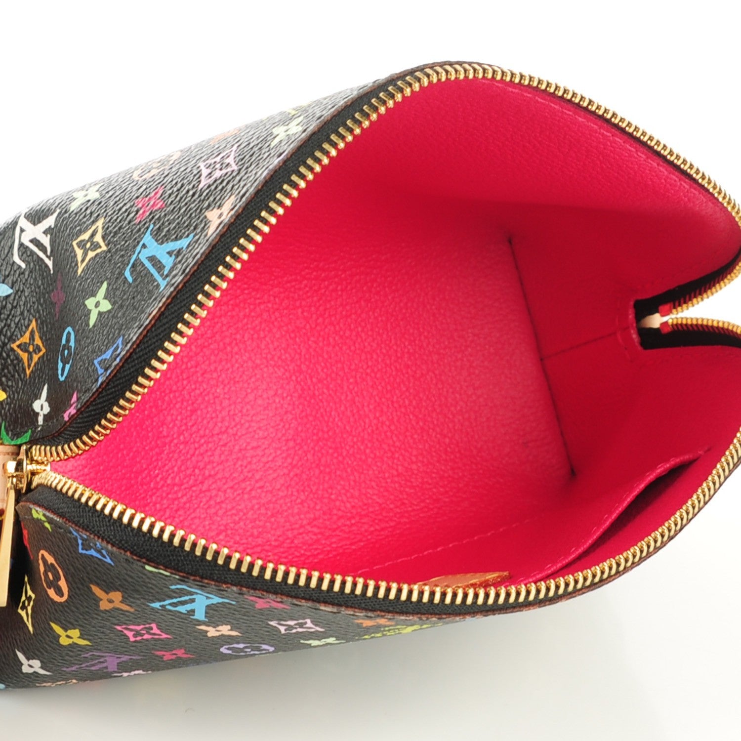 Louis Vuitton Monogram Multicolor Cosmetic Pouch Black Grenade 5 of 7