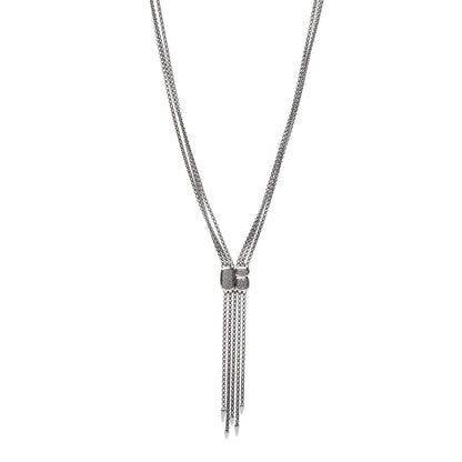 David Yurman Sterling Silver Diamond Pave Confetti Drop Necklace 1 of 7