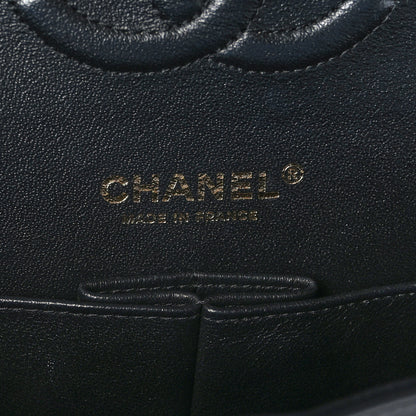 Chanel Patent Quilted Medium Double Flap Black 6 of 9