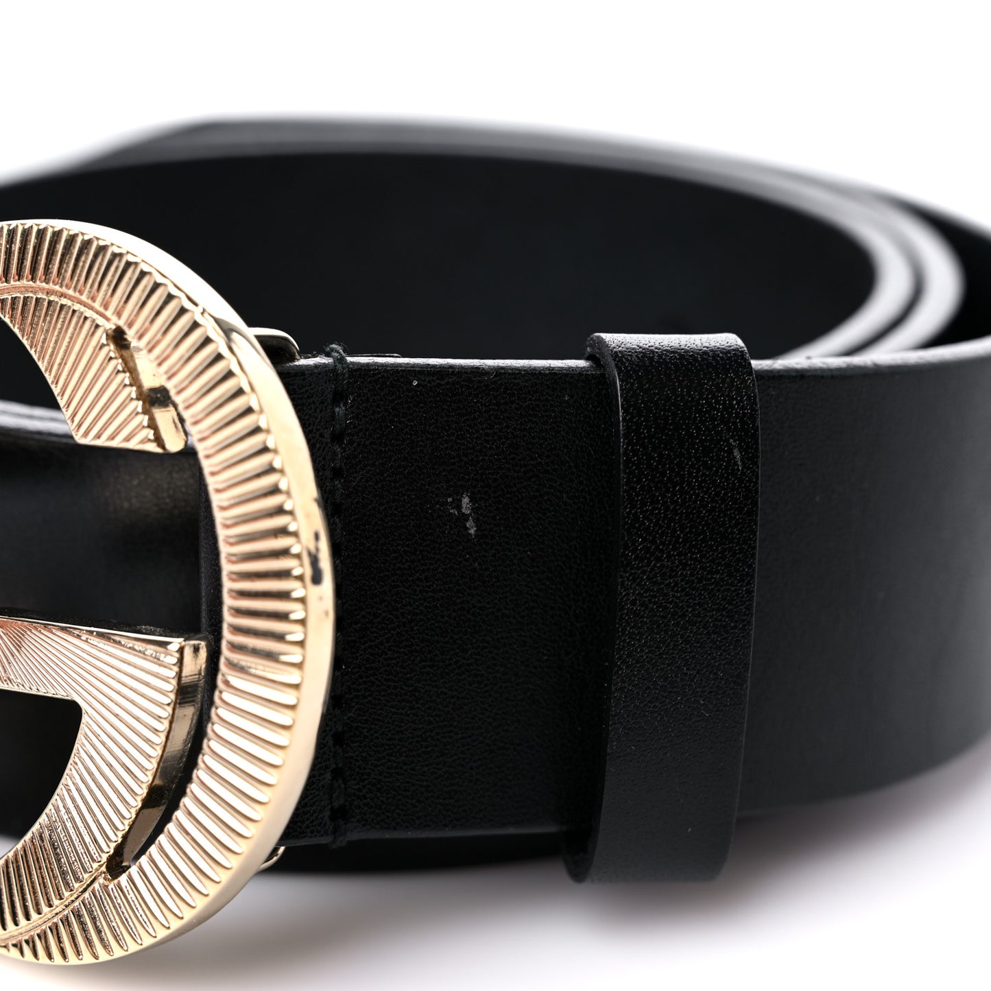 Calfskin Interlocking G Belt 95 38 Black