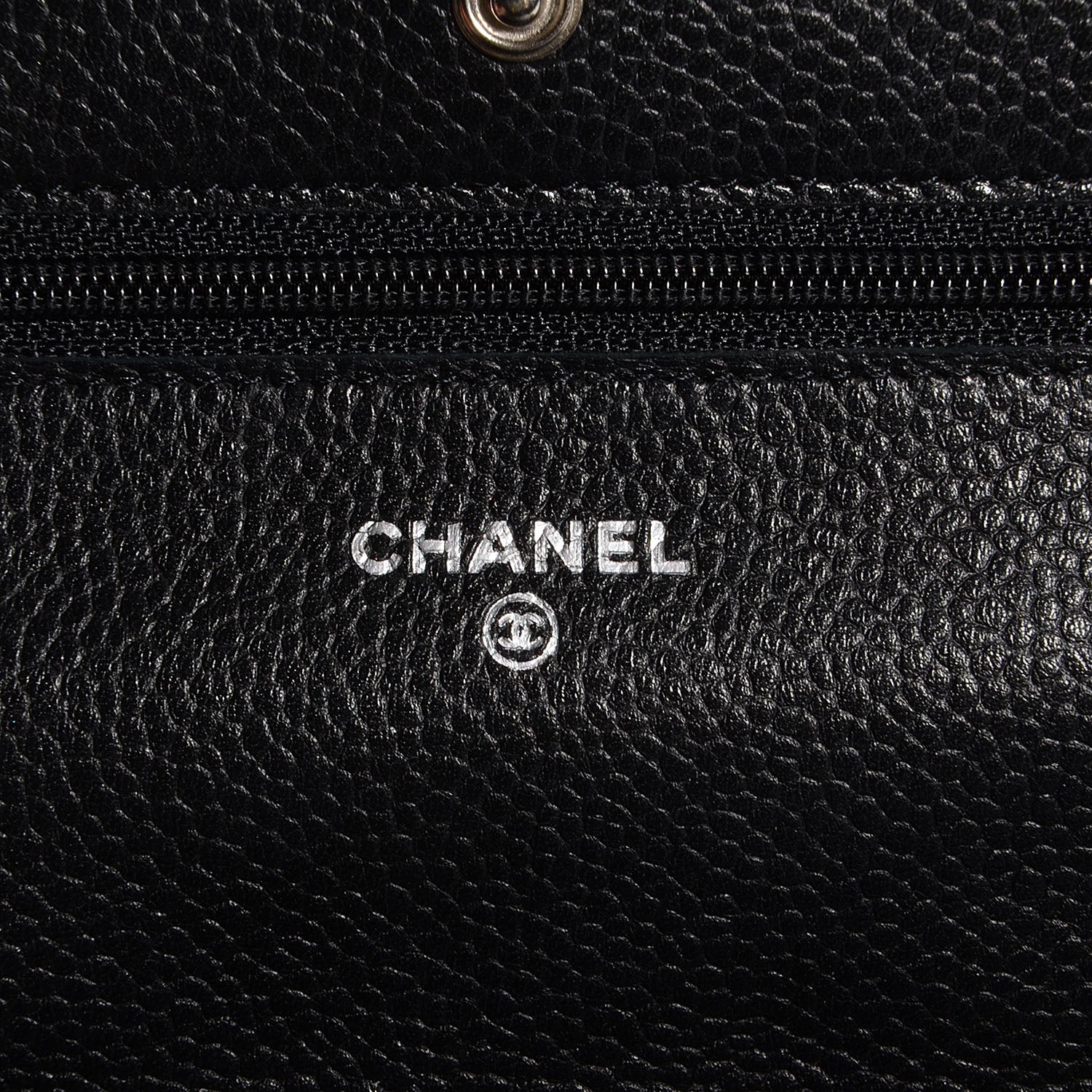 Chanel Caviar Quilted Wallet On Chain WOC Black 6 of 9