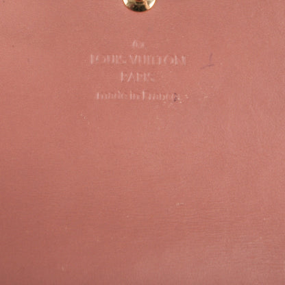 Louis Vuitton Vernis Ikat Sarah Wallet Rose Velours 9 of 10