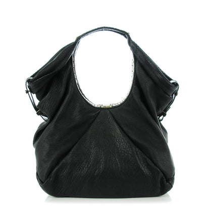 Jimmy Choo Grained Nappa Large Sylvia Hobo Black 1 of 8