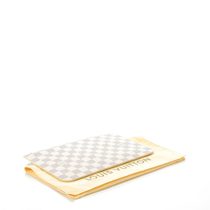 Louis Vuitton Damier Azur Neverfull MM GM Pochette Rose Ballerine 4 of 7