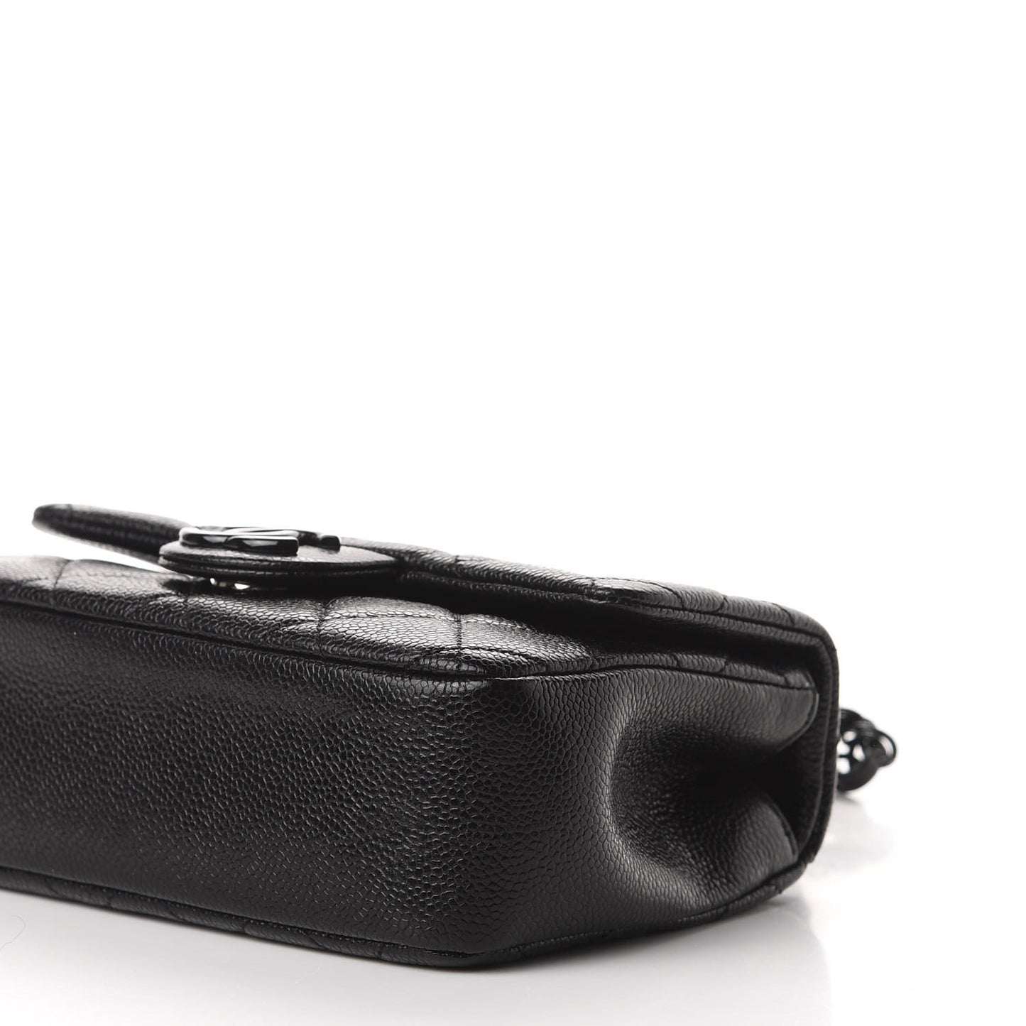 Caviar Quilted Incognito Mini Square Flap Black