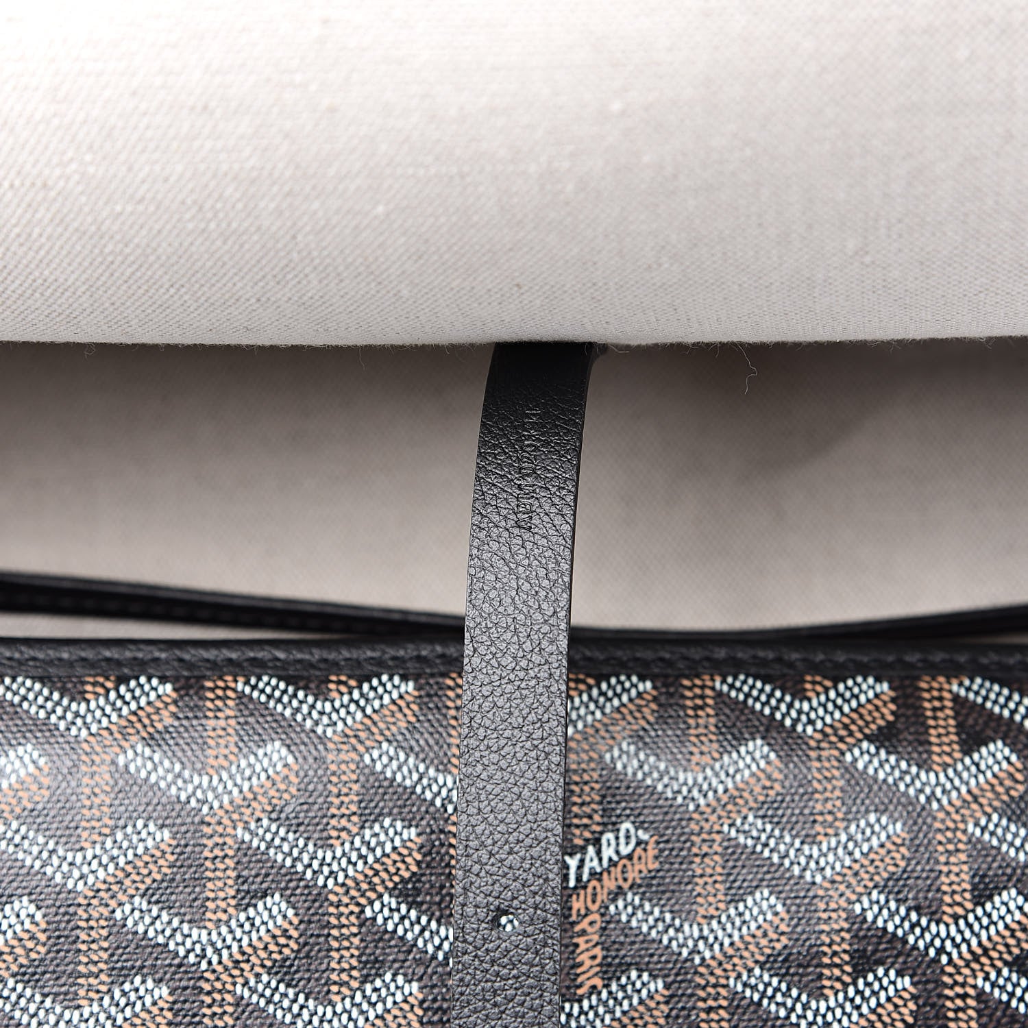 Goyard Goyardine Capetien Messenger Bag Black 6 of 8