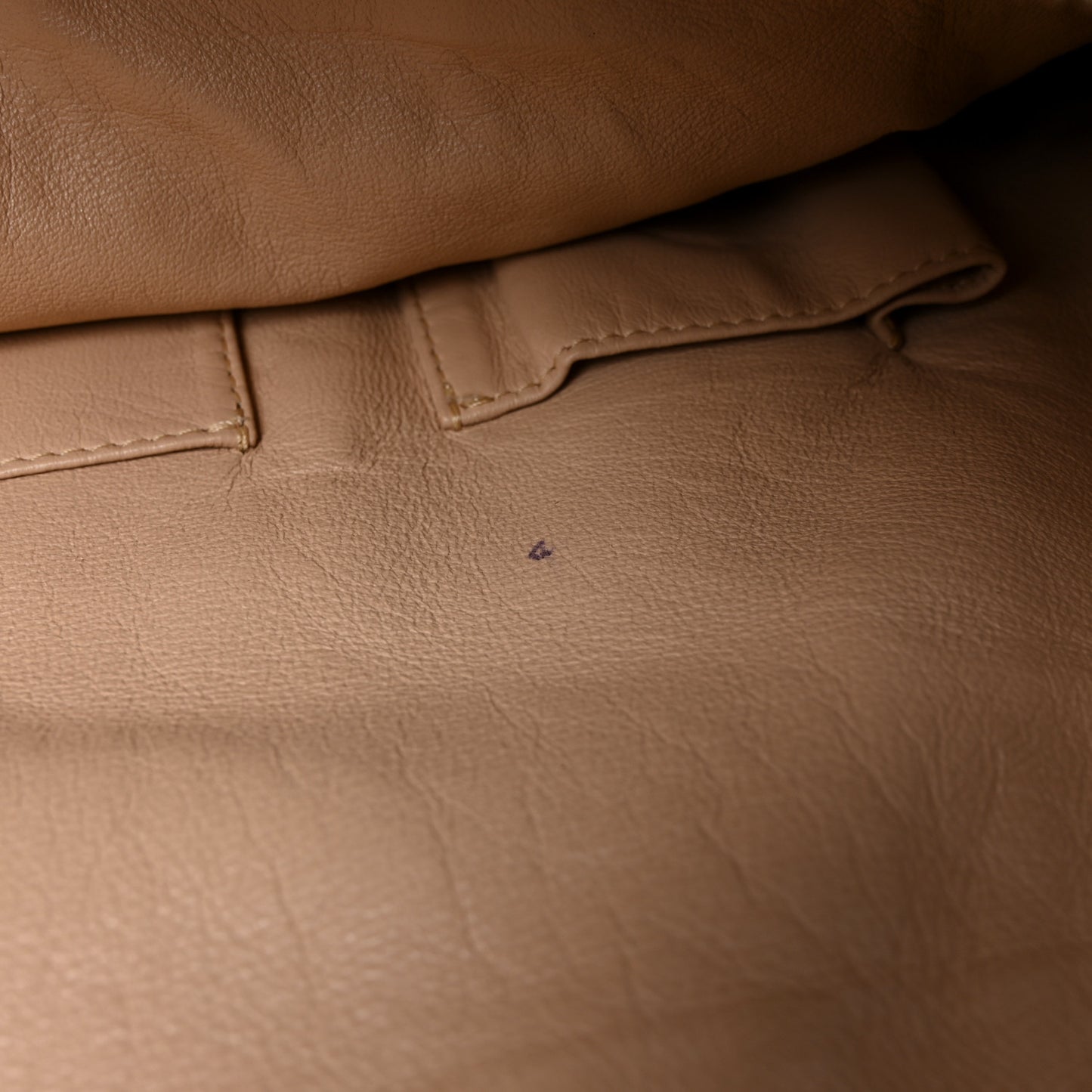 Calfskin Modern Chain Hobo Brown