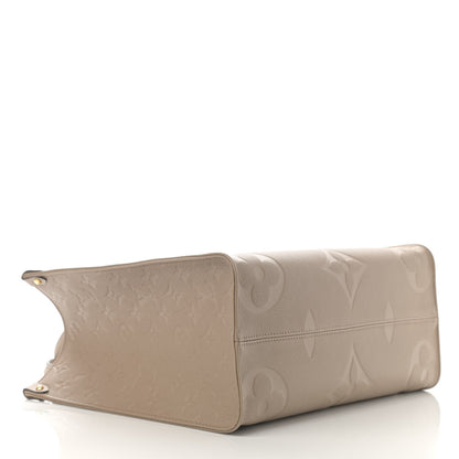 Louis Vuitton Empreinte Monogram Giant Onthego MM Tourterelle 4 of 9
