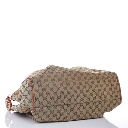 Gucci Monogram Large Sukey Tote Orange 4 of 13