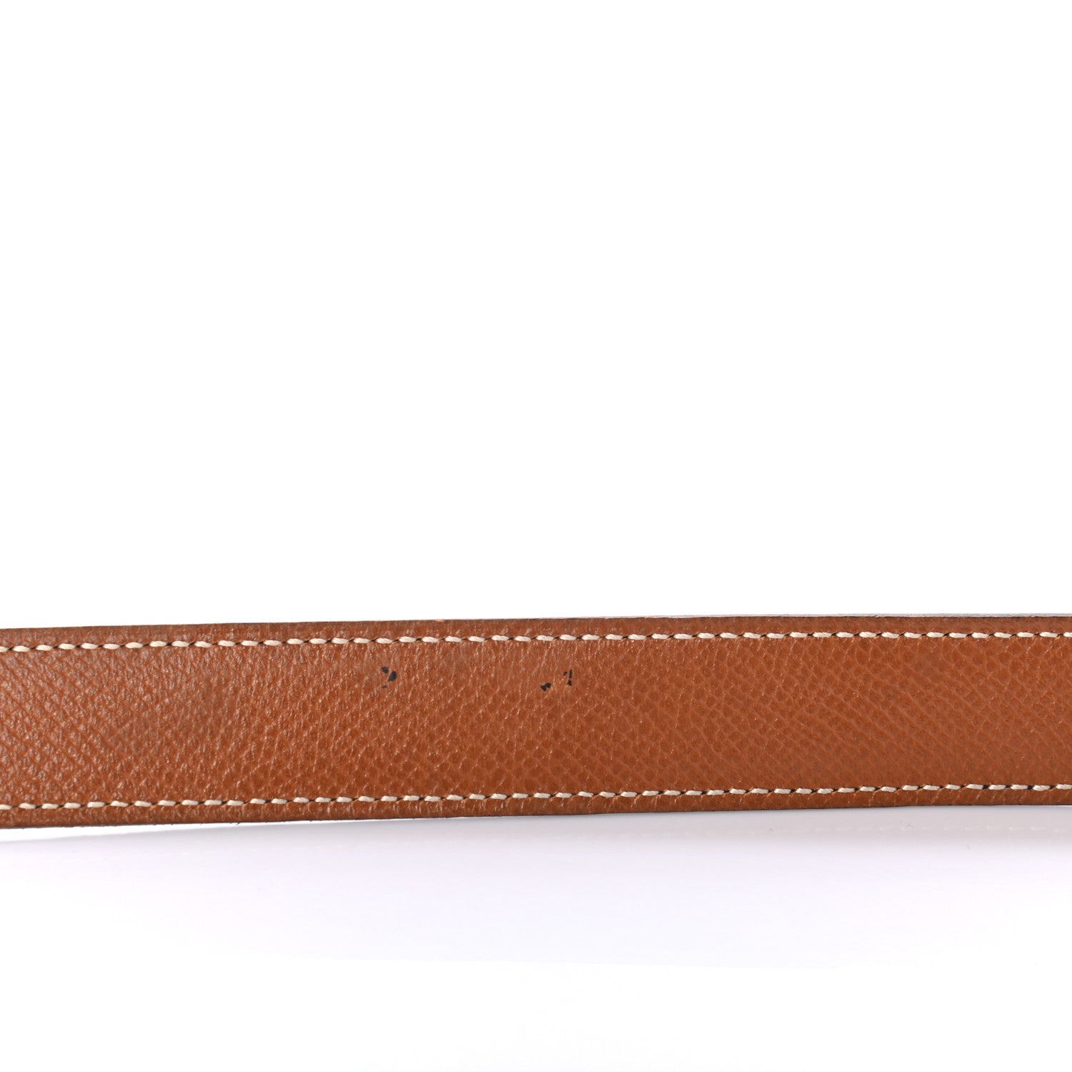 Hermes Box Courchevel 24mm Constance H Belt 75 Gold Black 7 of 10