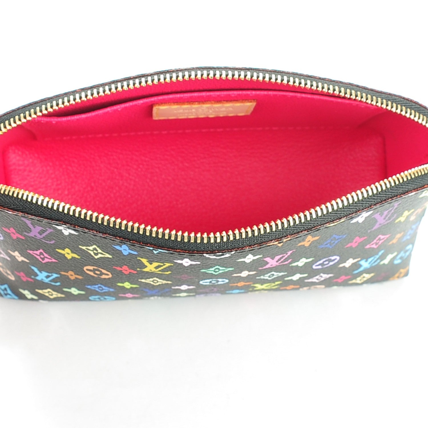 Louis Vuitton Monogram Multicolor Cosmetic Pouch Black Grenade 5 of 7
