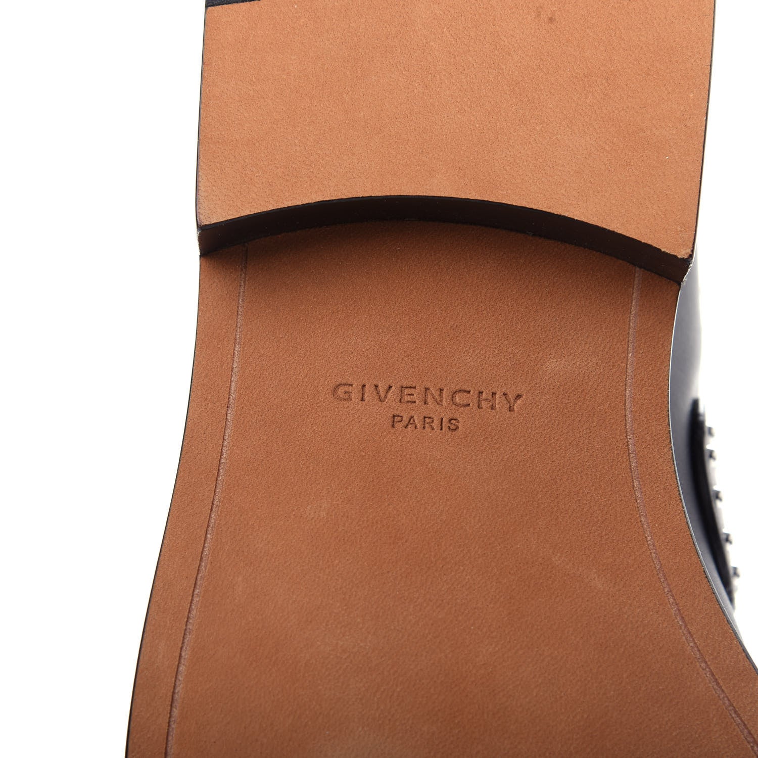 Givenchy Calfskin Studded Prue Buckle Bootie 38 Black 9 of 12