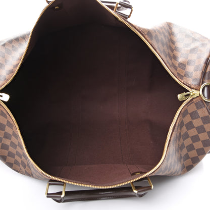Louis Vuitton Damier Ebene Keepall Bandouliere 55 4 of 12