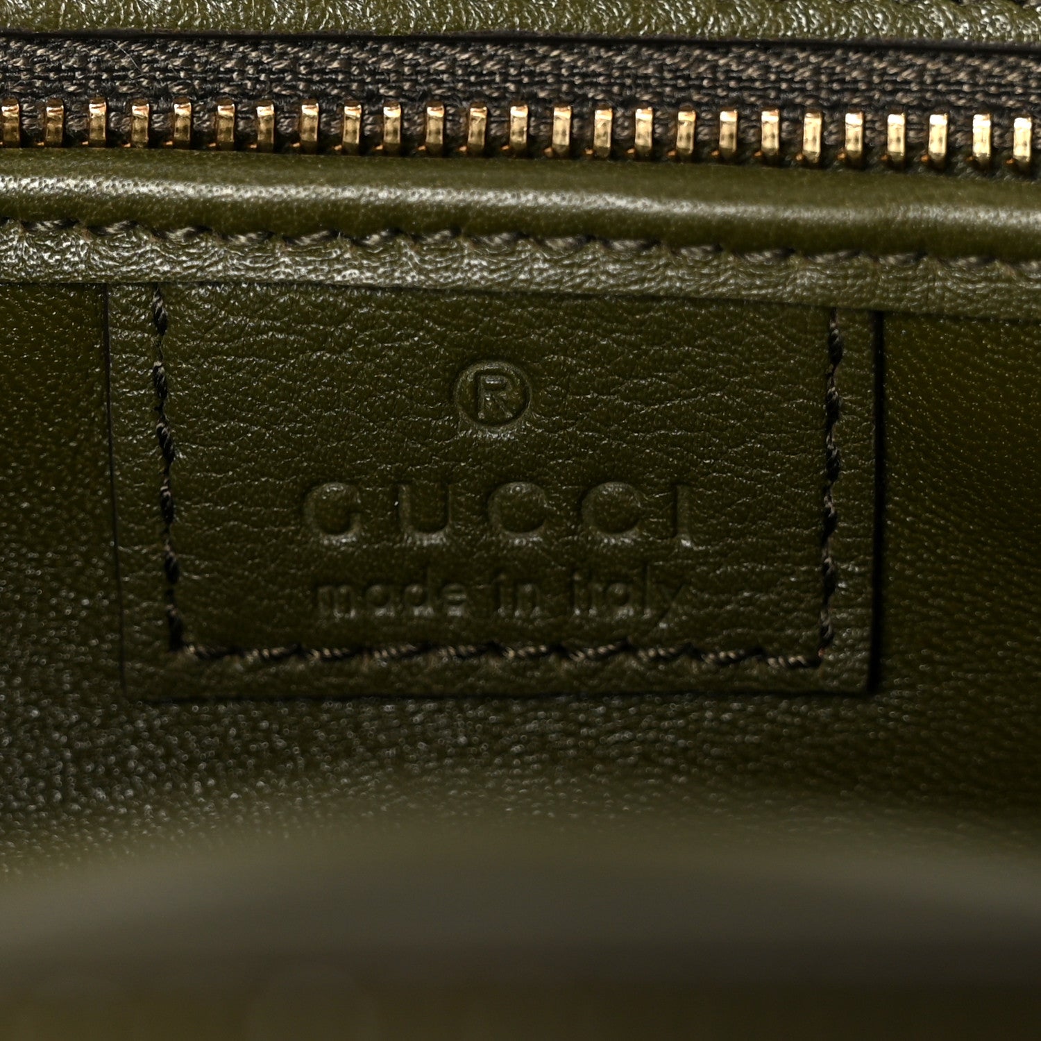 Gucci Shiny Polished Calfskin Medium Bamboo Luscious Green 8 of 13