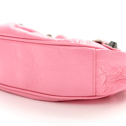 Balenciaga Agneau Arena Le Cagole Chain Shoulder Bag XS Candy Pink 10 of 10