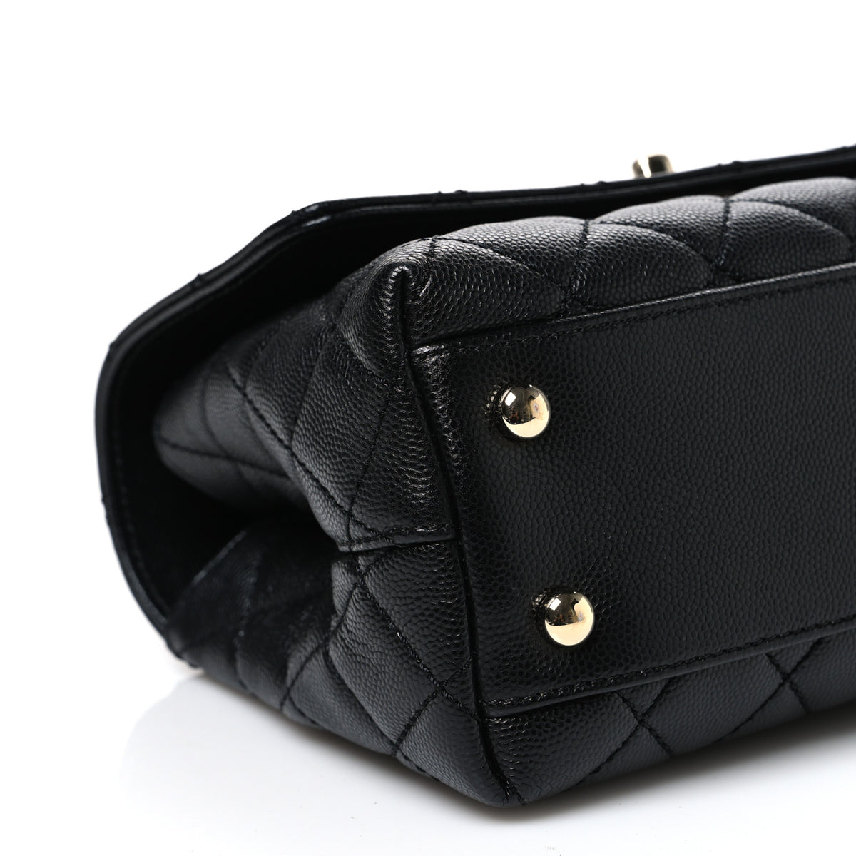Chanel Caviar Quilted Mini Coco Handle Flap Black 9 of 11