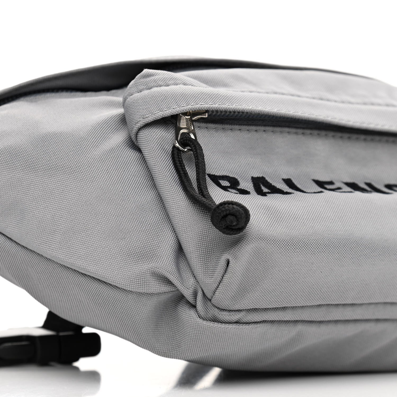 Balenciaga Nylon Wheel Logo Belt Bag Gris Cendre 9 of 10