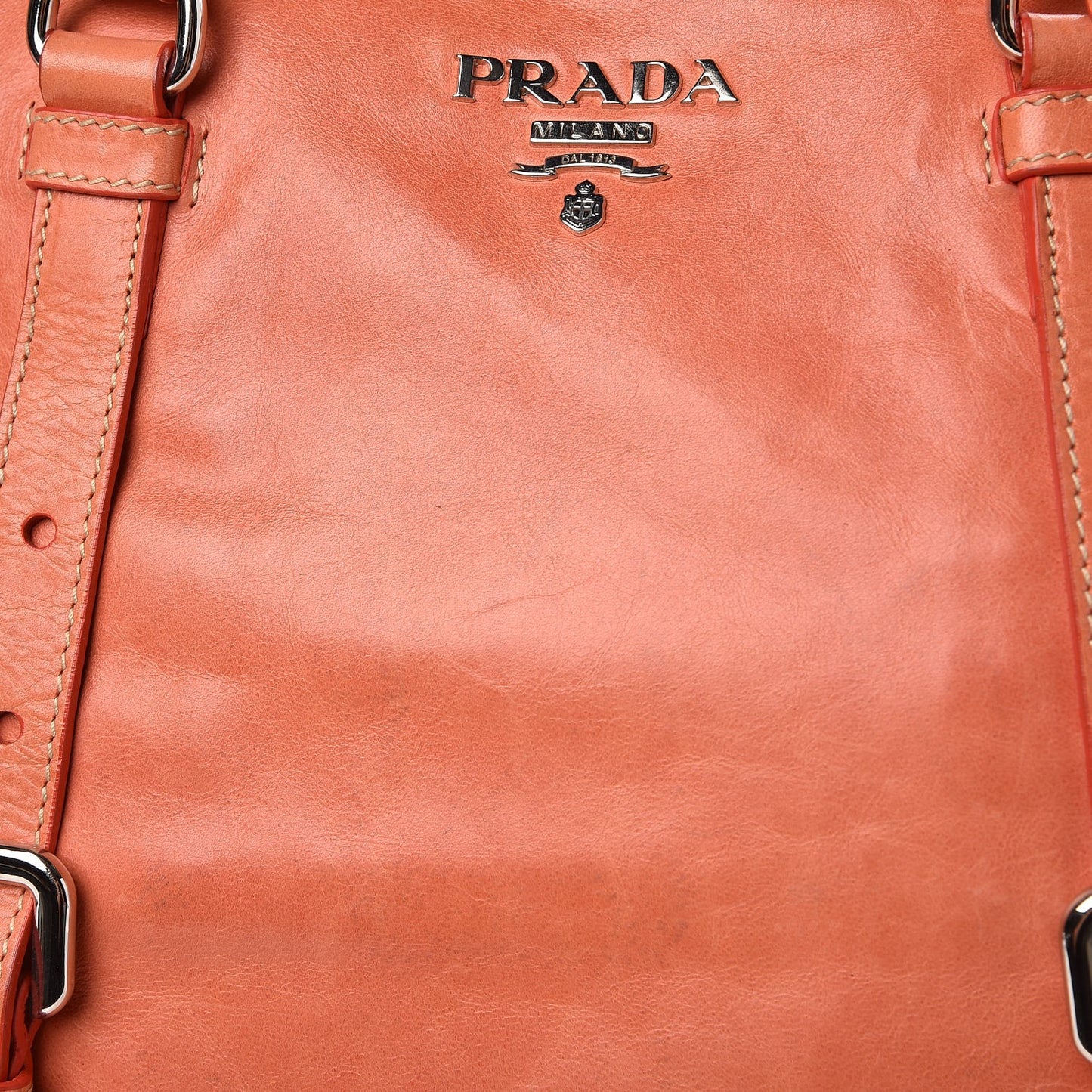 Nappa New Look Tote Corallo