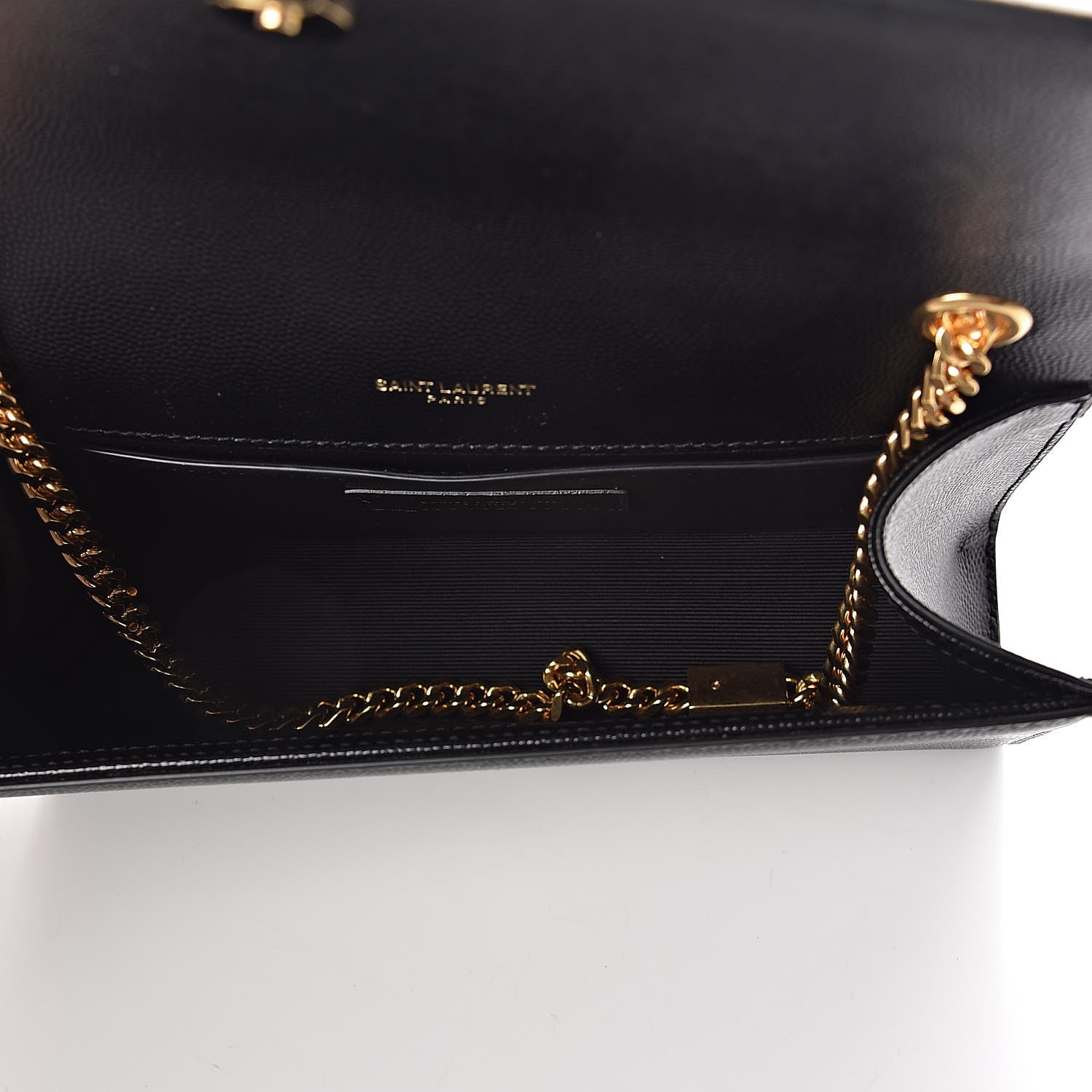 Saint Laurent Grain De Poudre Small Monogram Kate Satchel Black 5 of 10