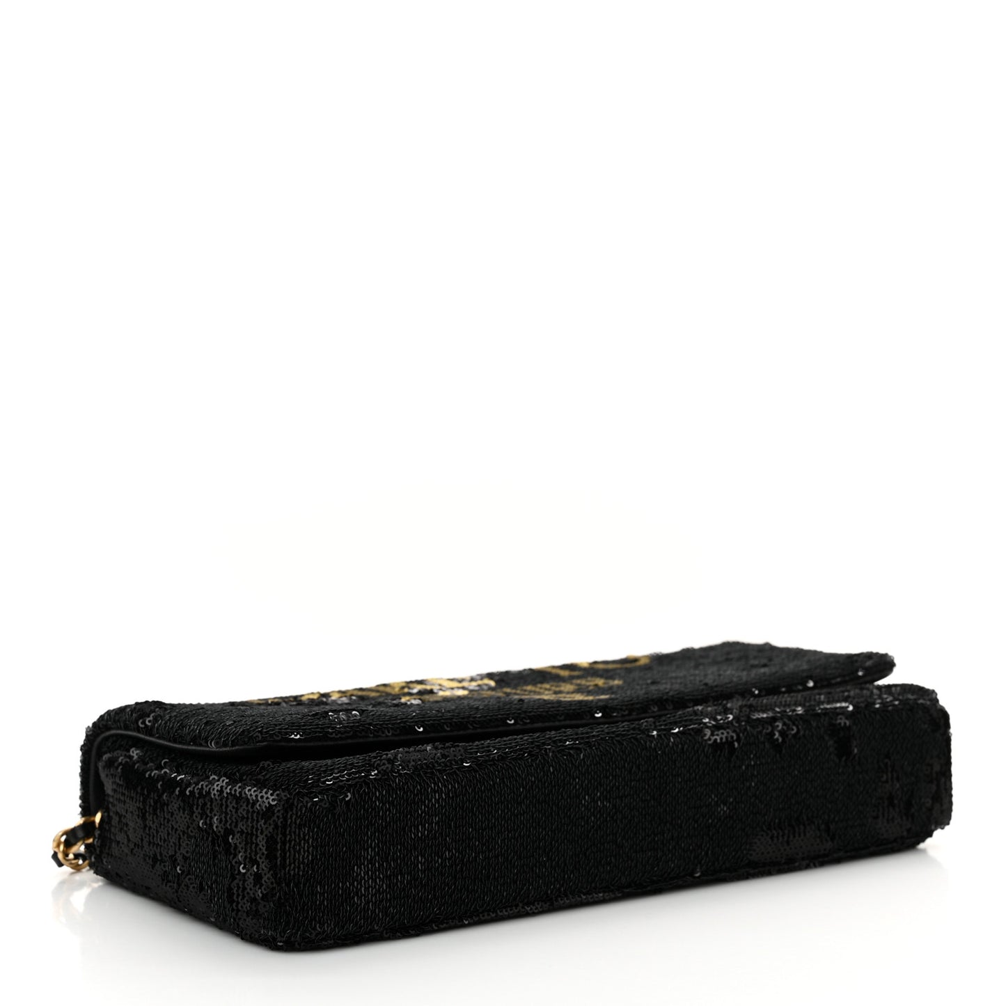 Sequin Paris Cosmopolite Dare To Disturb Flap Black Gold
