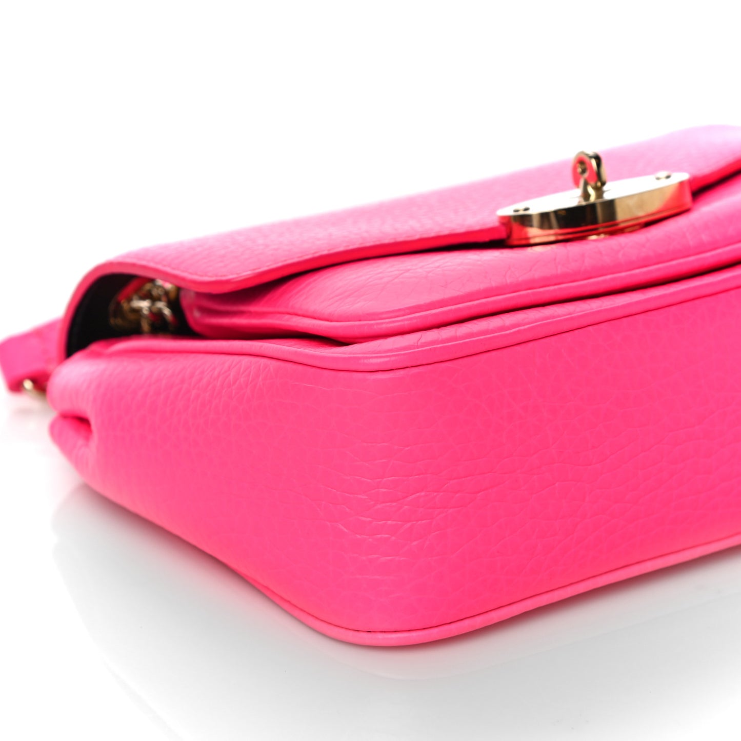 Heavy Grained Calfskin Mini Darley Satchel Pink