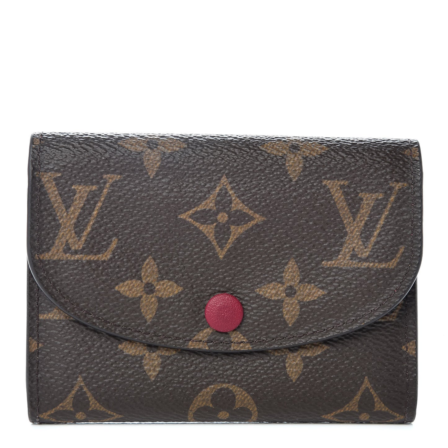 Monogram Rosalie Coin Purse Fuchsia