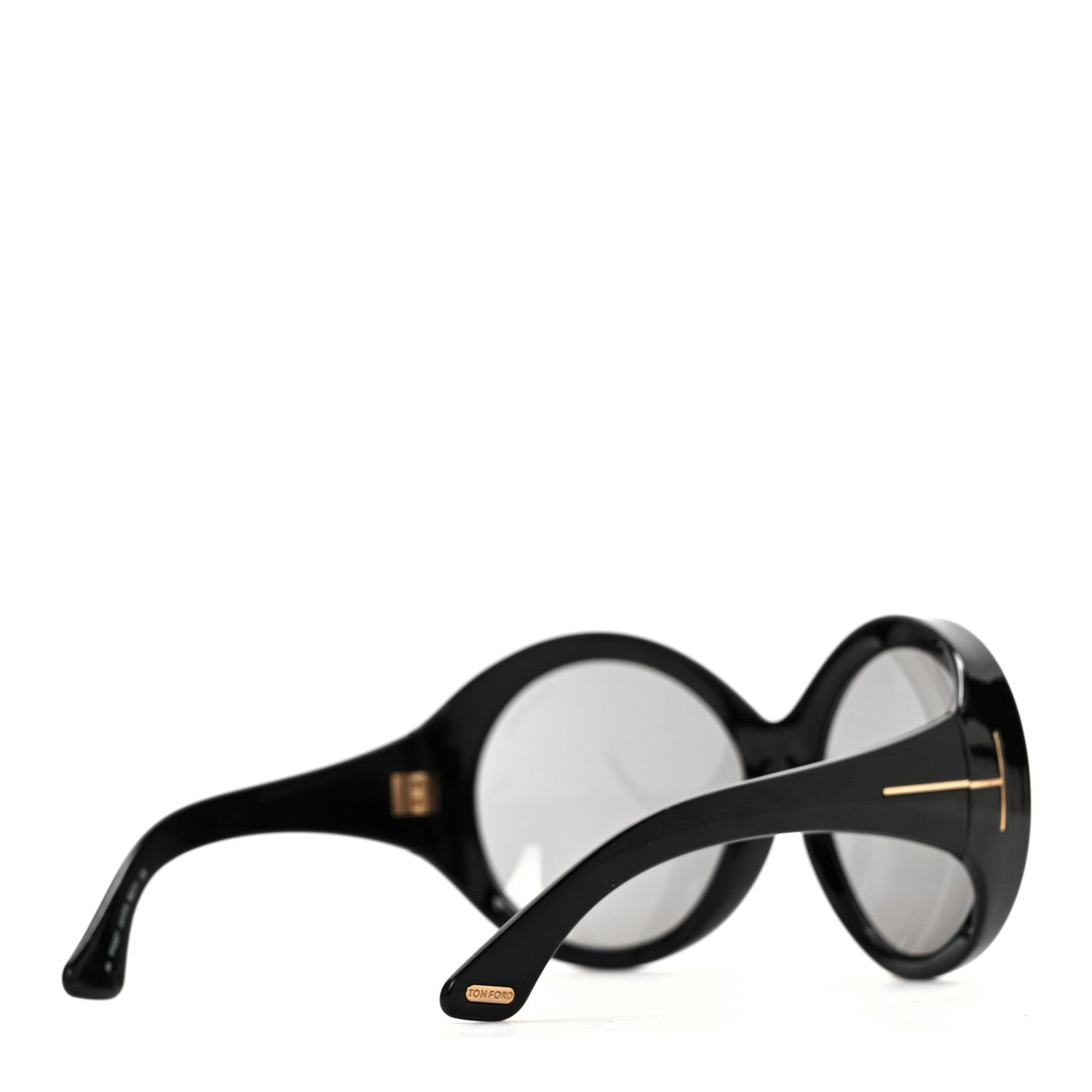 Tom Ford Ali Oversized Round Sunglasses Black 4 of 8