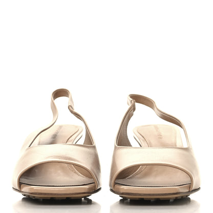 Bottega Veneta Nappa Slingback Knot Sandals 38 Cipria 3 of 9