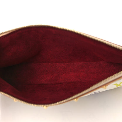 Louis Vuitton Monogram Multicolor Pochette Accessories White 5 of 9