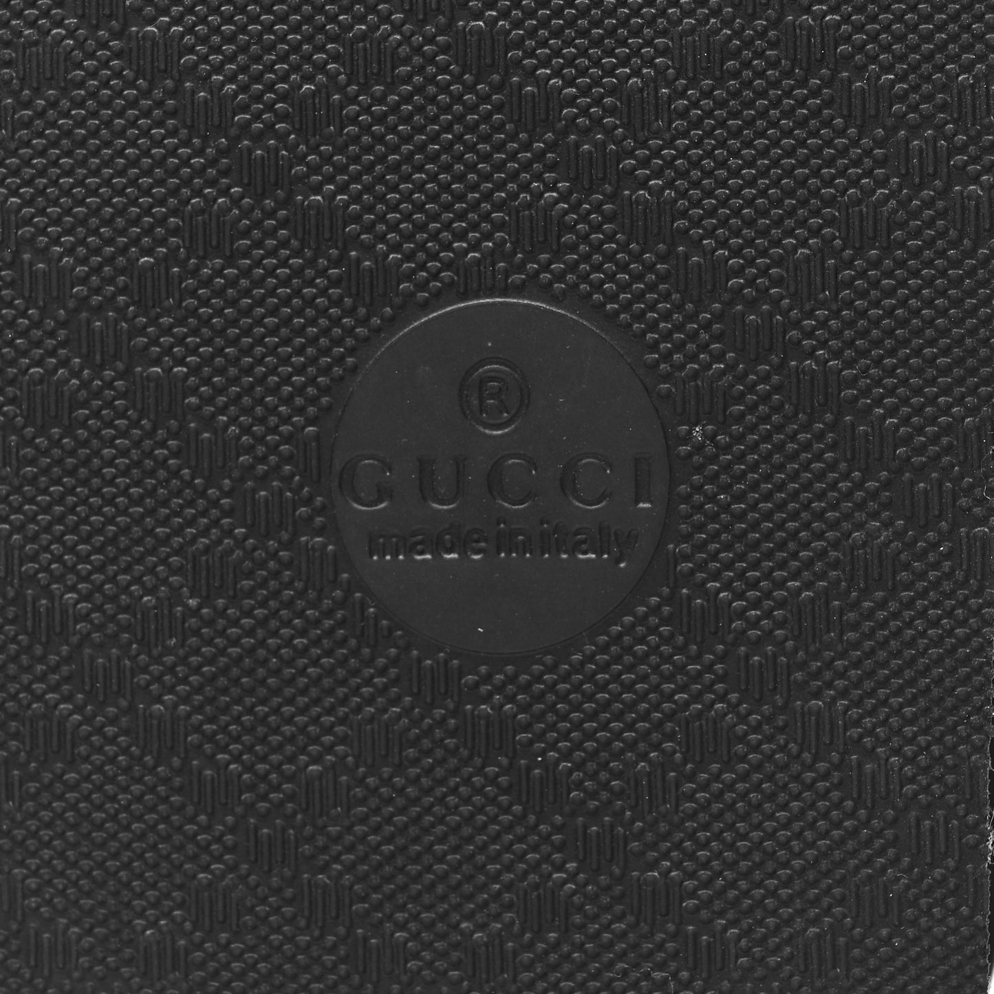 Rubber Chevron Womens GG Thong Sandals 39 Black