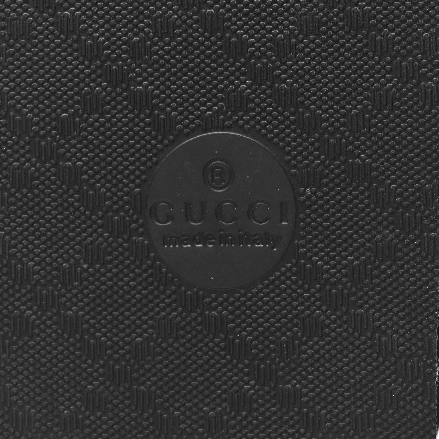Gucci Rubber Chevron Womens GG Thong Sandals 39 Black 6 of 7