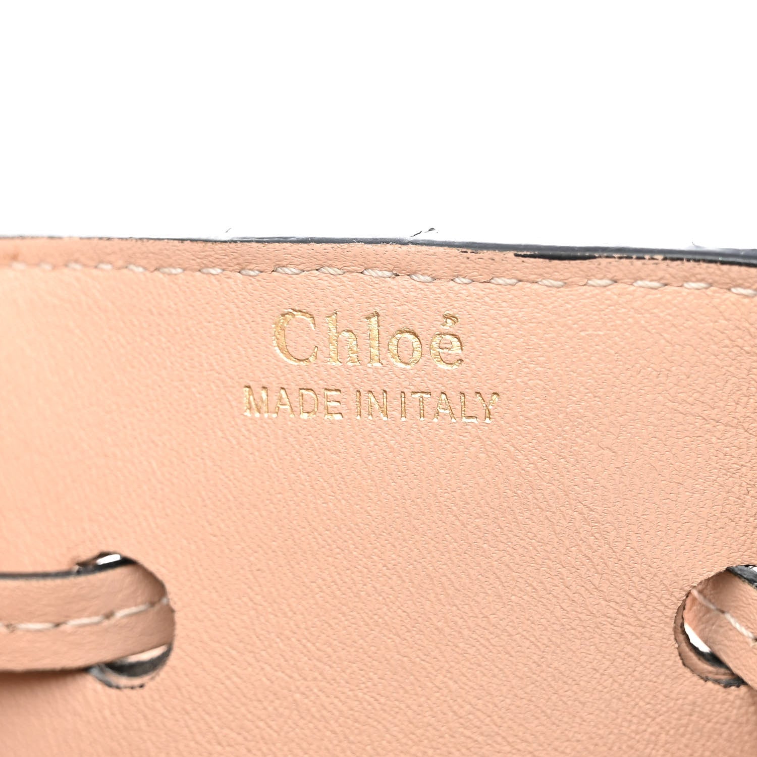 Chloe Calfskin Gala Small Bucket Bag Blush Nude 6 of 14