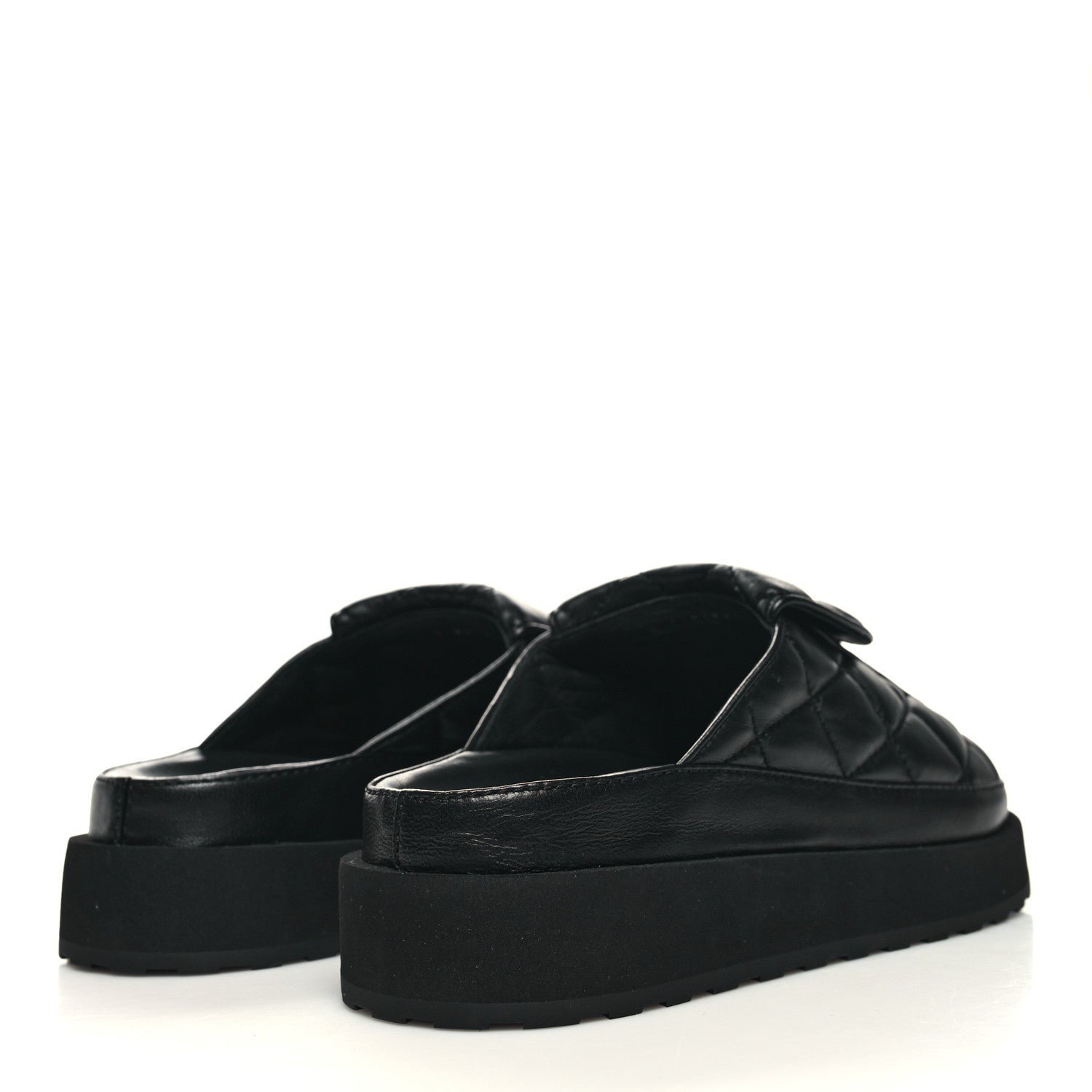 Chanel Lambskin Quilted CC Turnlock Mules 39.5 Black 4 of 8