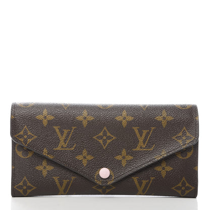 Louis Vuitton Monogram Josephine Wallet Rose Ballerine 2 of 12