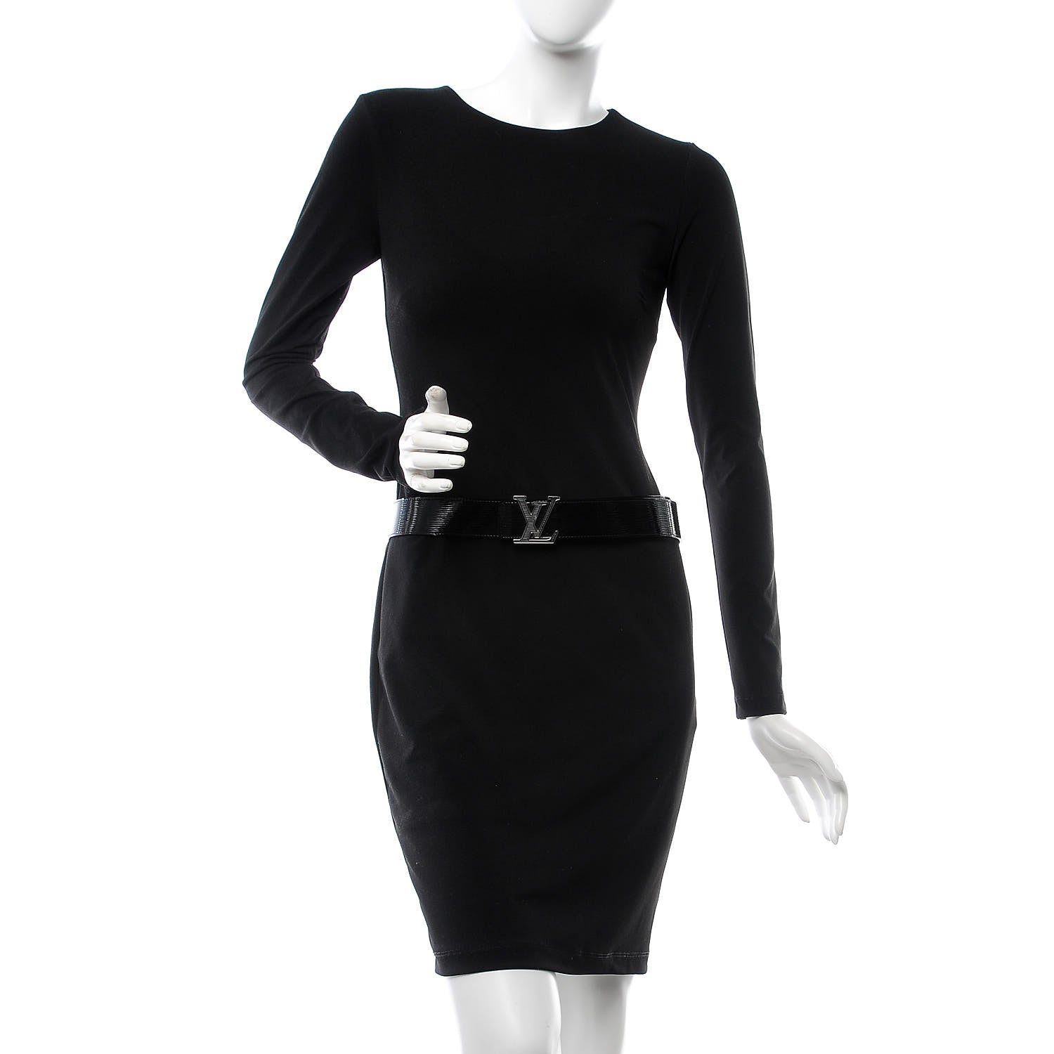 Louis Vuitton Epi Electric 40mm LV Initiales Belt 85 34 Black 2 of 9