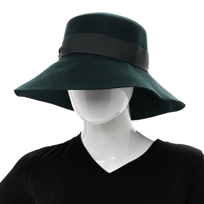 Hermes Rabbit Felt Farrah Pop H Hat 58 Vert Sapin 2 of 7