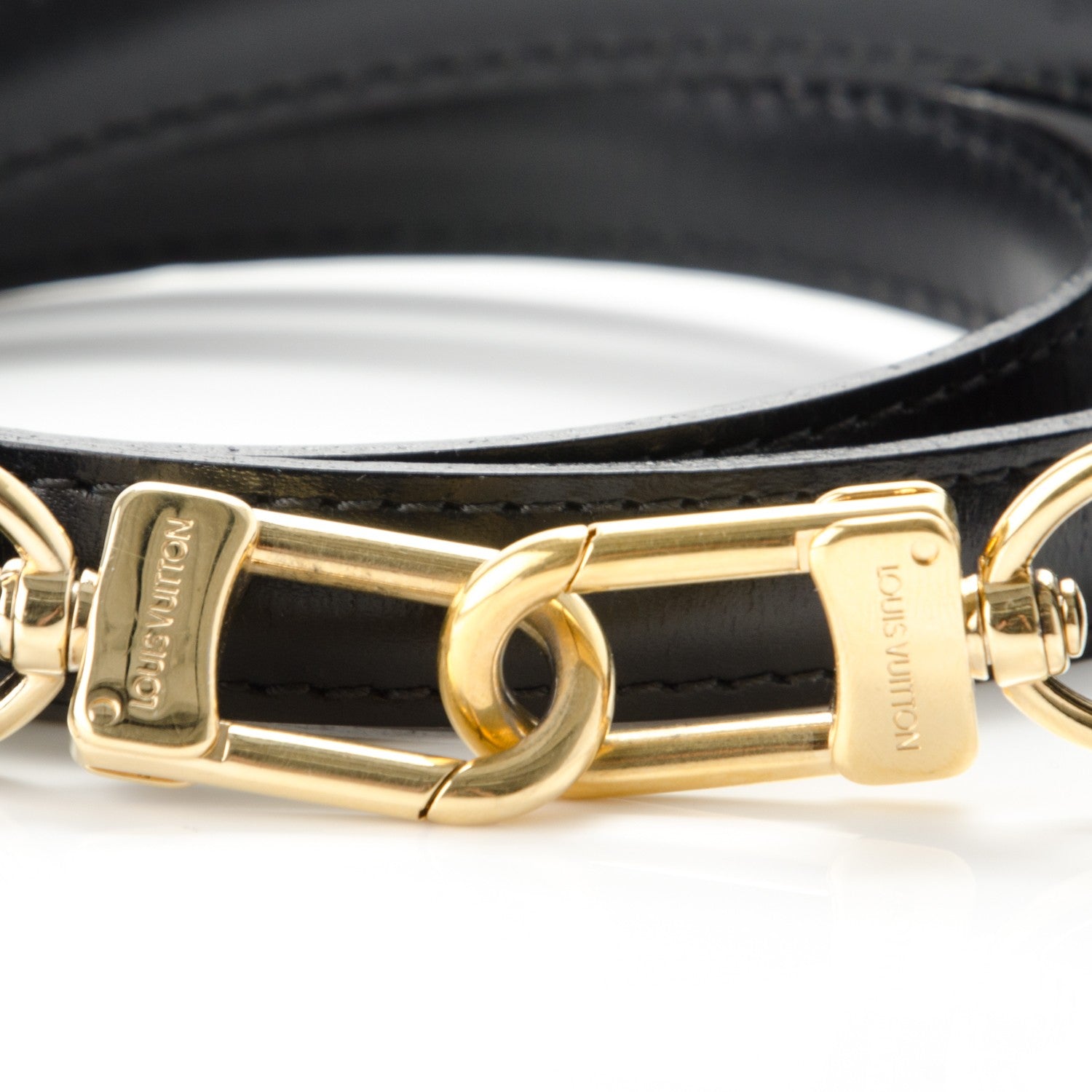 Louis Vuitton Epi Adjustable Shoulder Strap 16MM Black 3 of 5