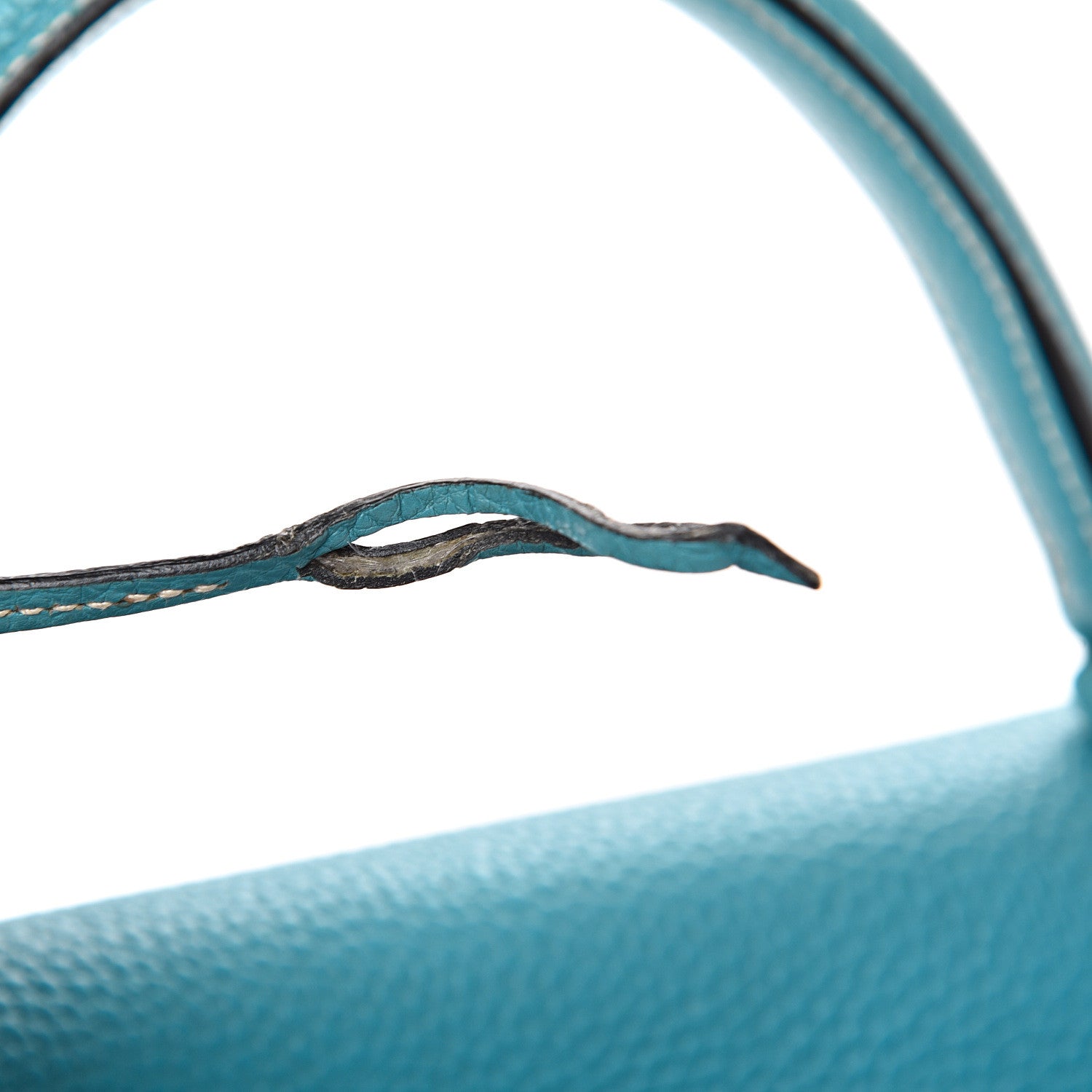 Hermes Togo Kelly Retourne 35 Blue Jean 15 of 17