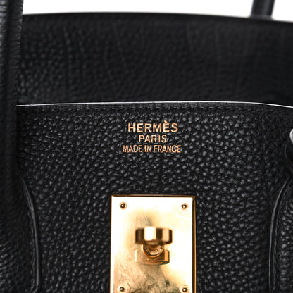 Hermes Fjord Birkin 35 Black 7 of 10
