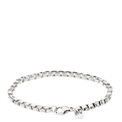 Tiffany Sterling Silver 4mm Venetian Link Bracelet 2 of 4