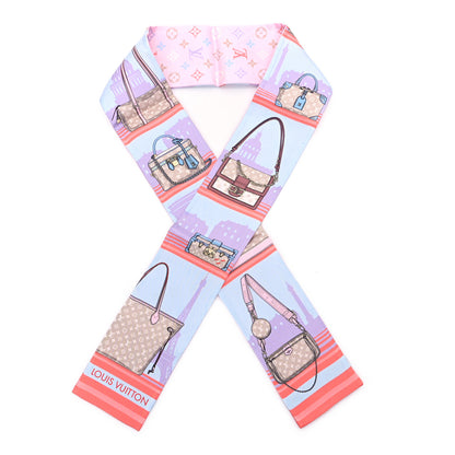 Louis Vuitton Silk Monogram Skyline Bandeau Rose Clair 1 of 3