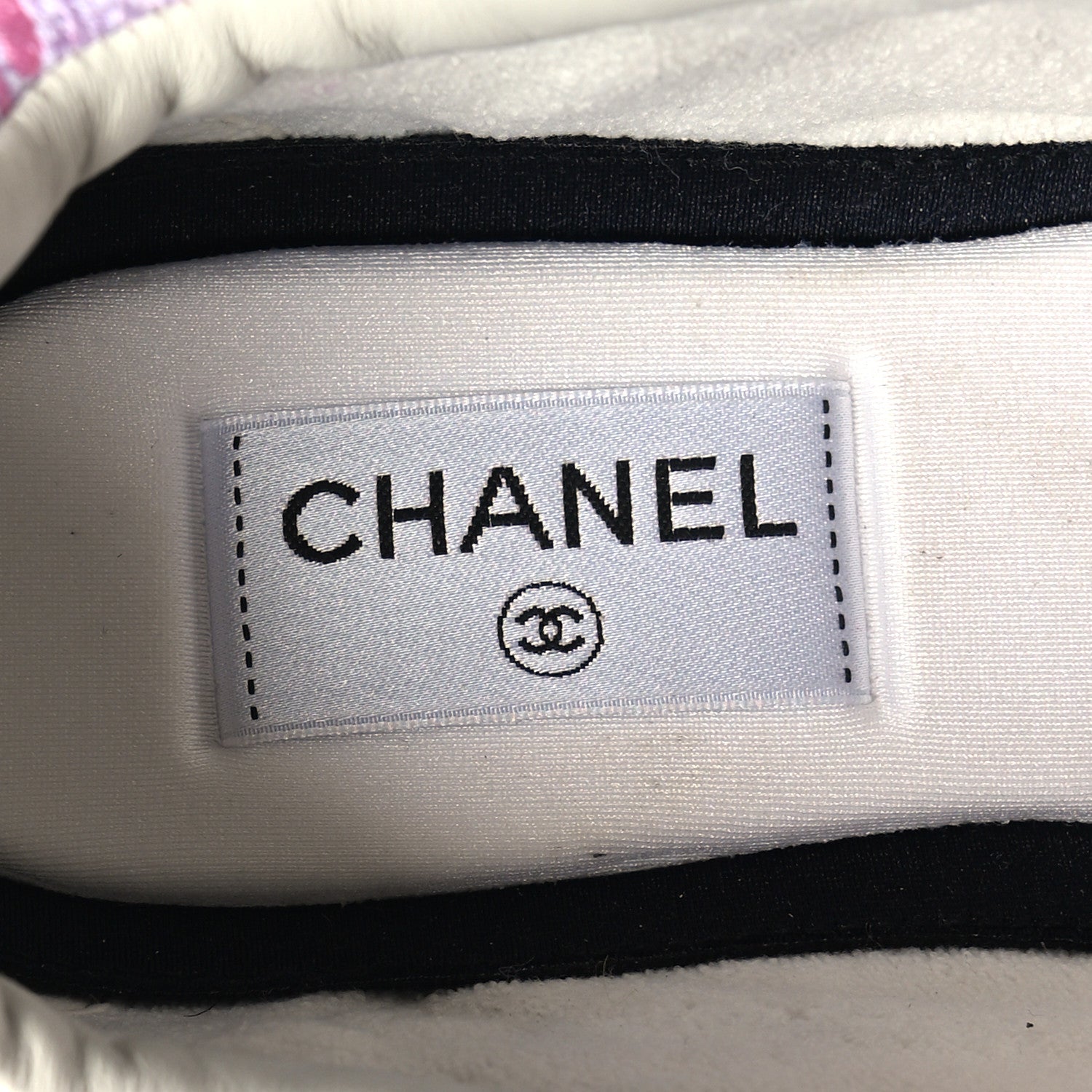 Chanel Tweed CC Sneakers 39 Pink 8 of 8