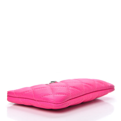 Chanel Goatskin Quilted Small Reissue Cosmetic Case Pink 4 of 8