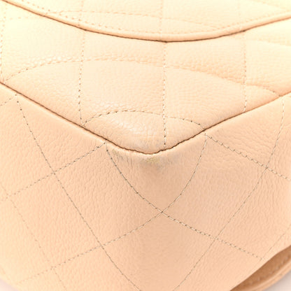 Chanel Caviar Quilted Jumbo Single Flap Beige 20 of 20