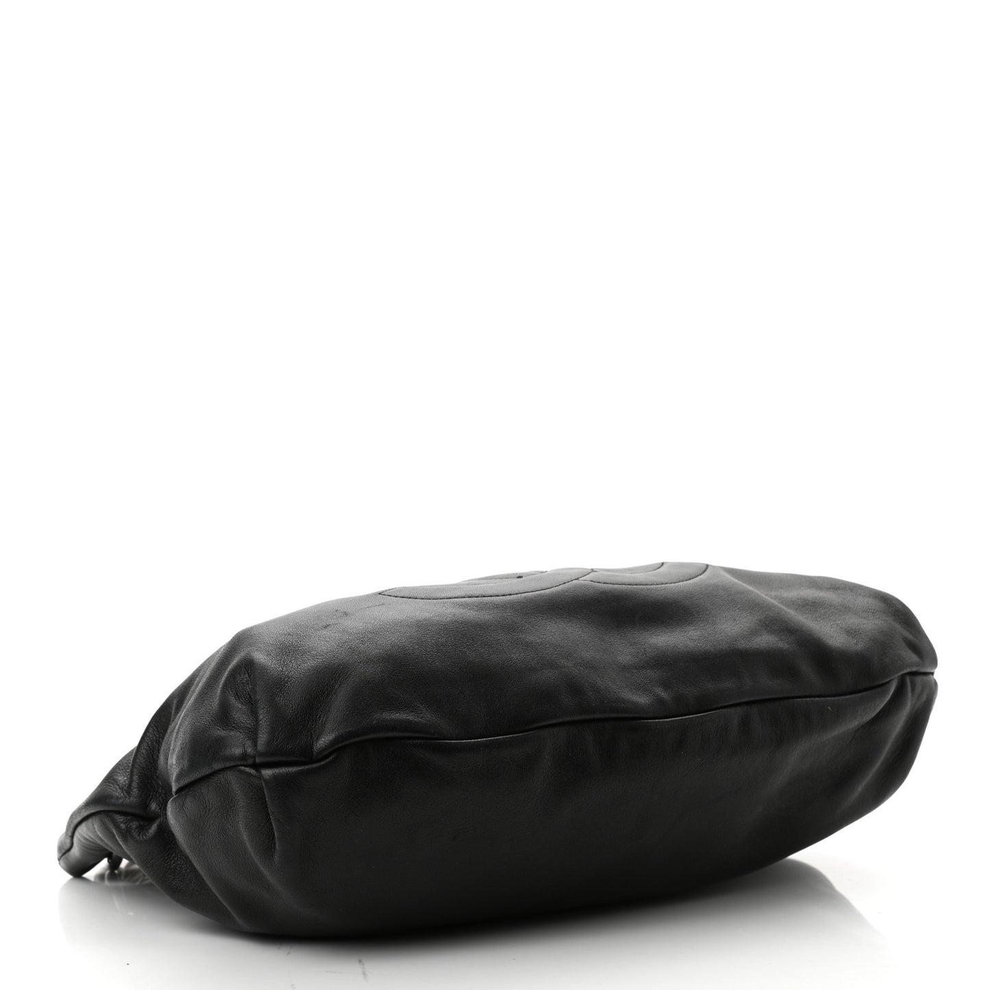 Lambskin Soft and Chain Small Hobo Black