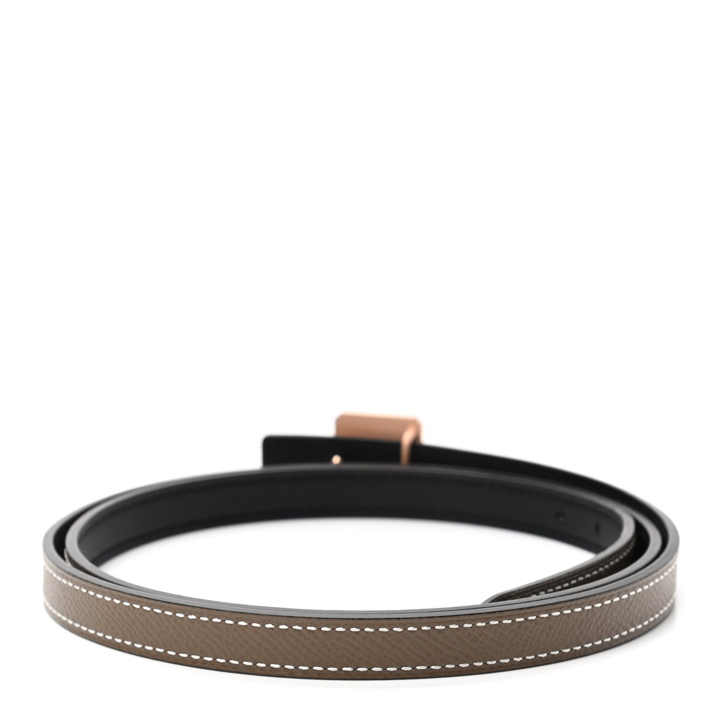 Swift Epsom 13mm As De Coeur Belt 90 Black Etoupe