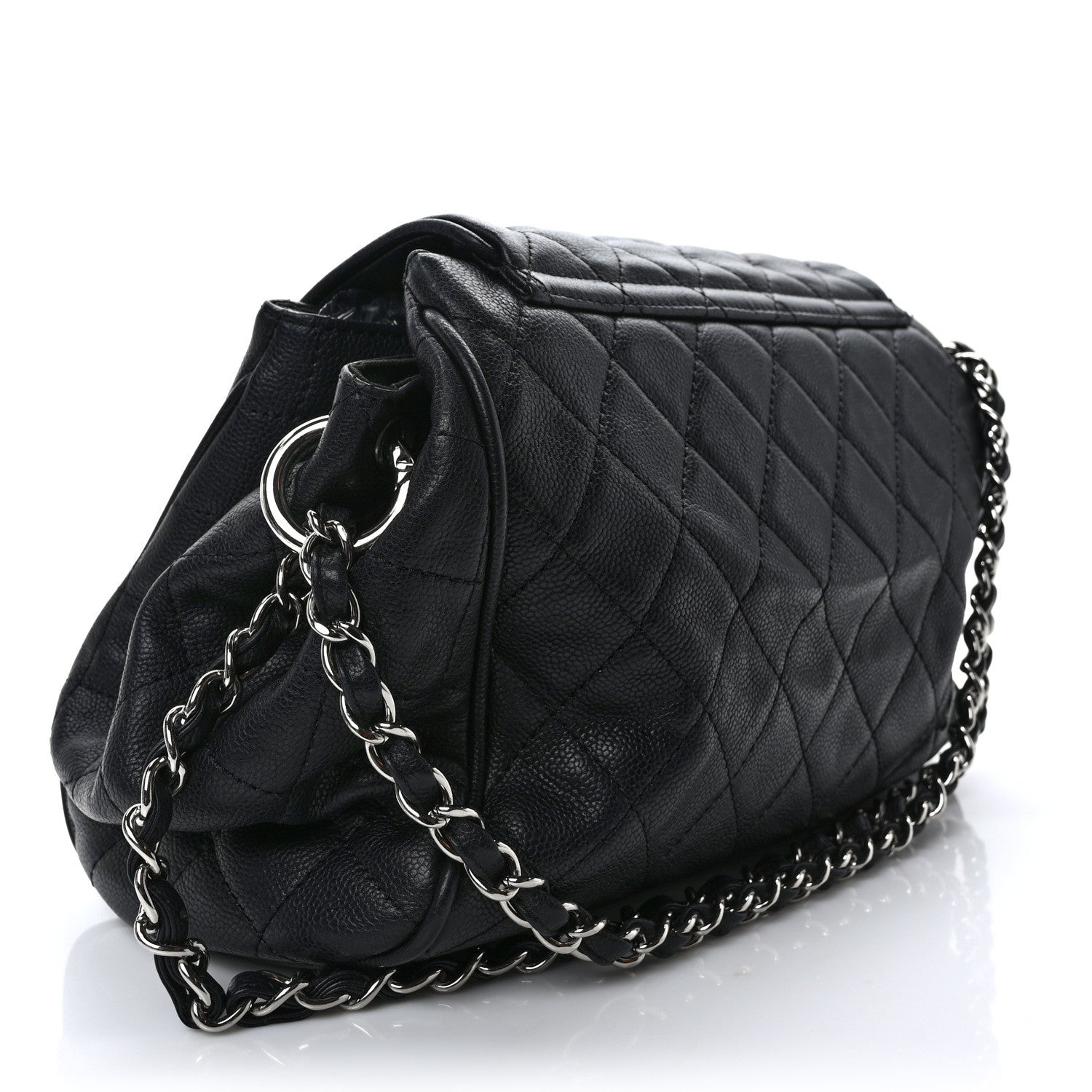 Chanel Caviar Quilted Timeless Accordion Flap Black 3 of 11