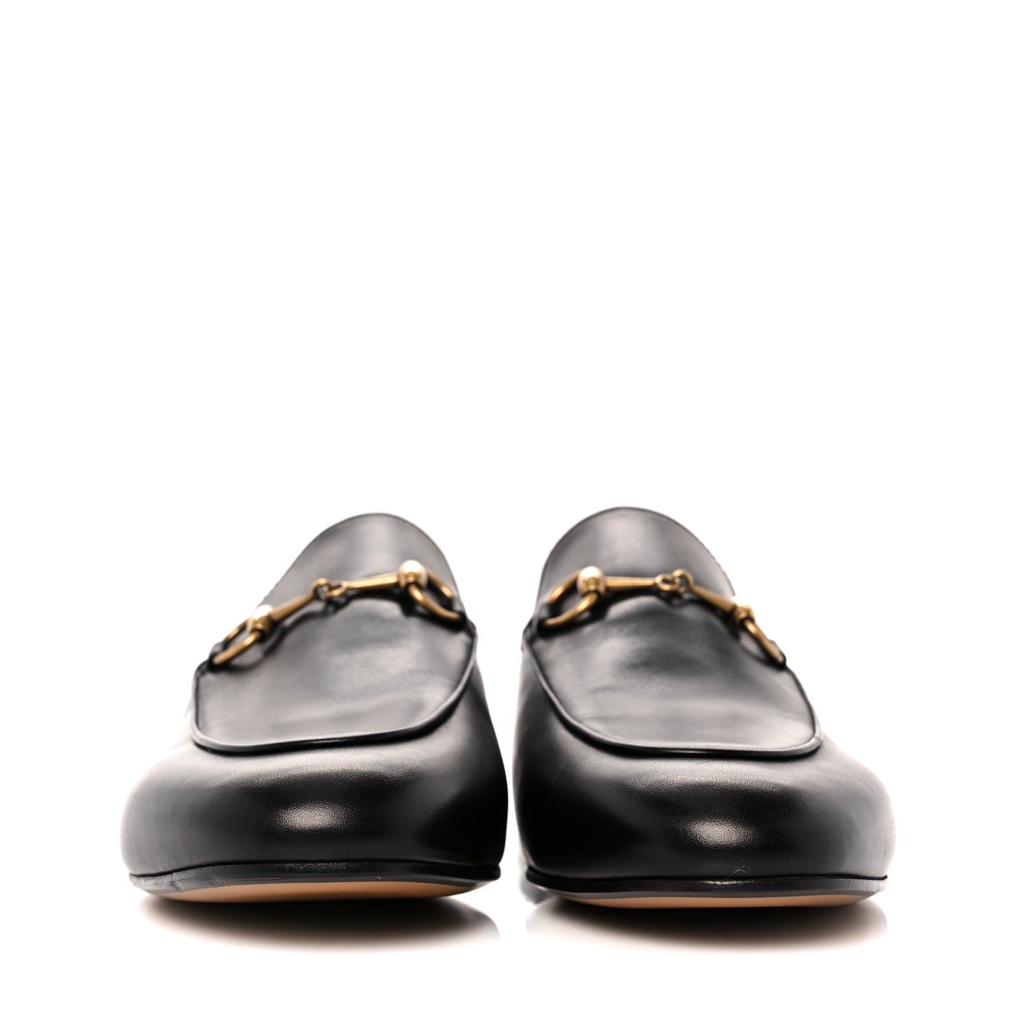 Gucci Calfskin Womens Princetown Slippers 38.5 Black 2 of 9