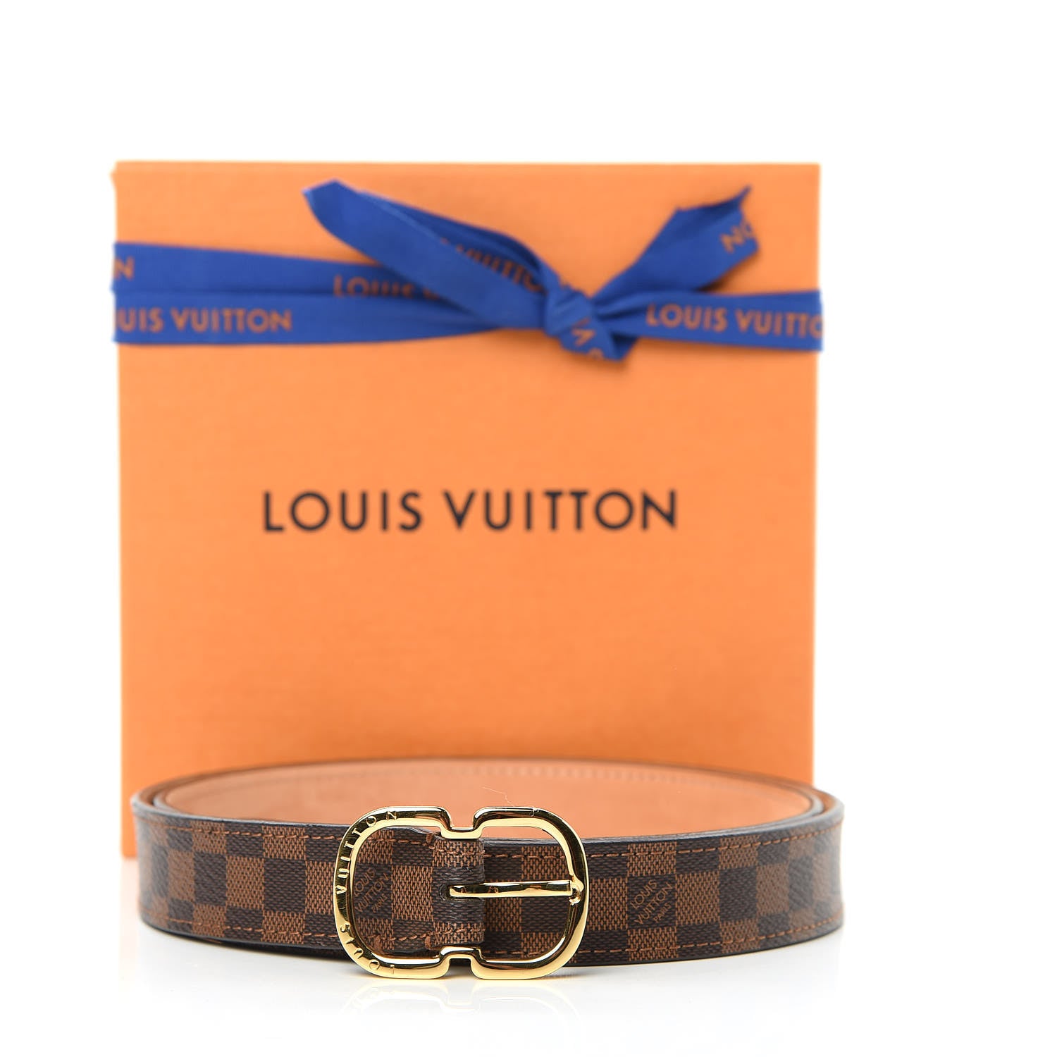 Louis Vuitton Damier Ebene Mini 25mm Belt 90 36 8 of 8
